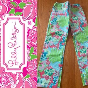 Lilly Pulitzer Kid Pants- Size 6- Fine Corduroy Flare Preppy Pants